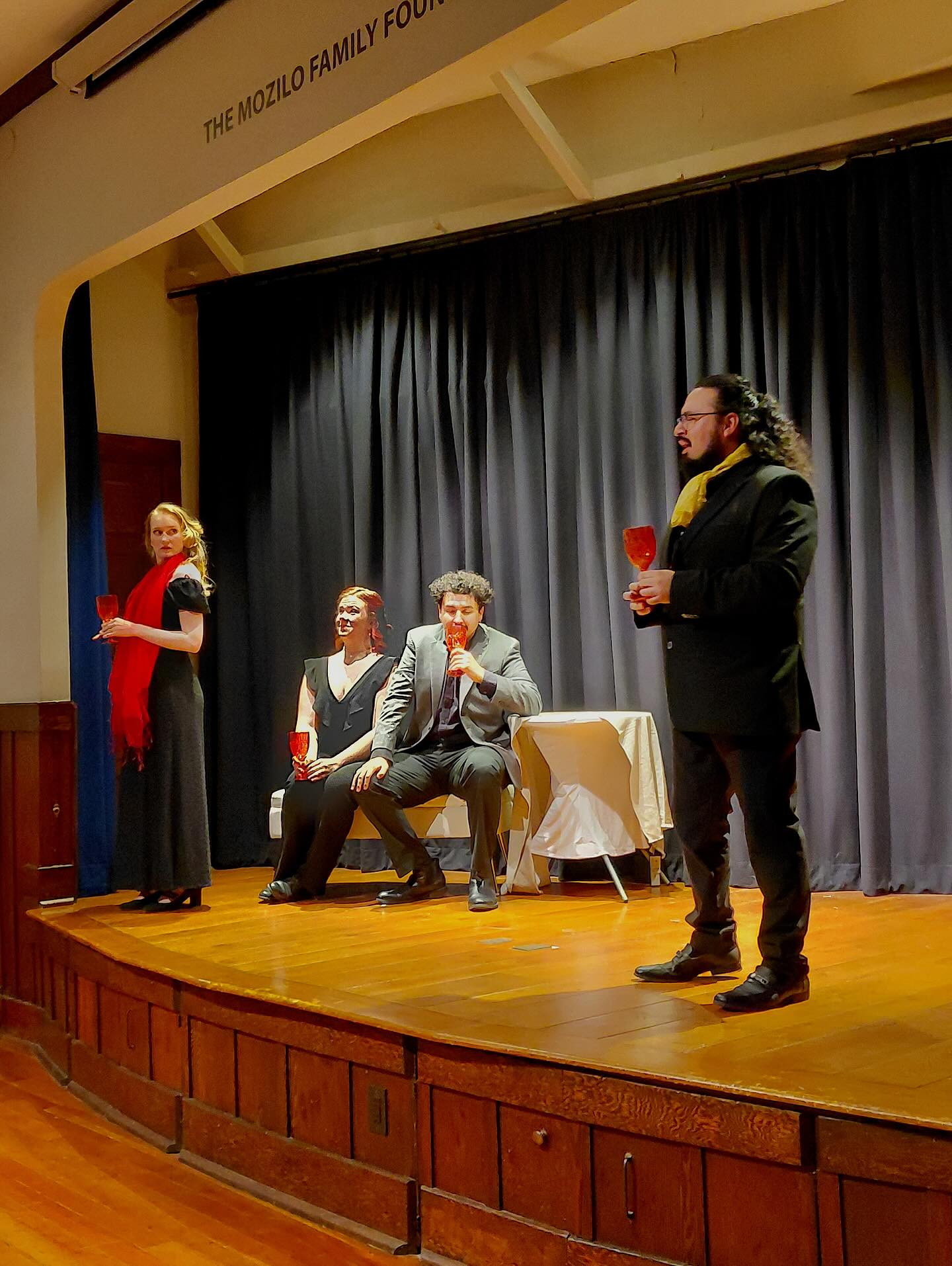 Staff working with clients