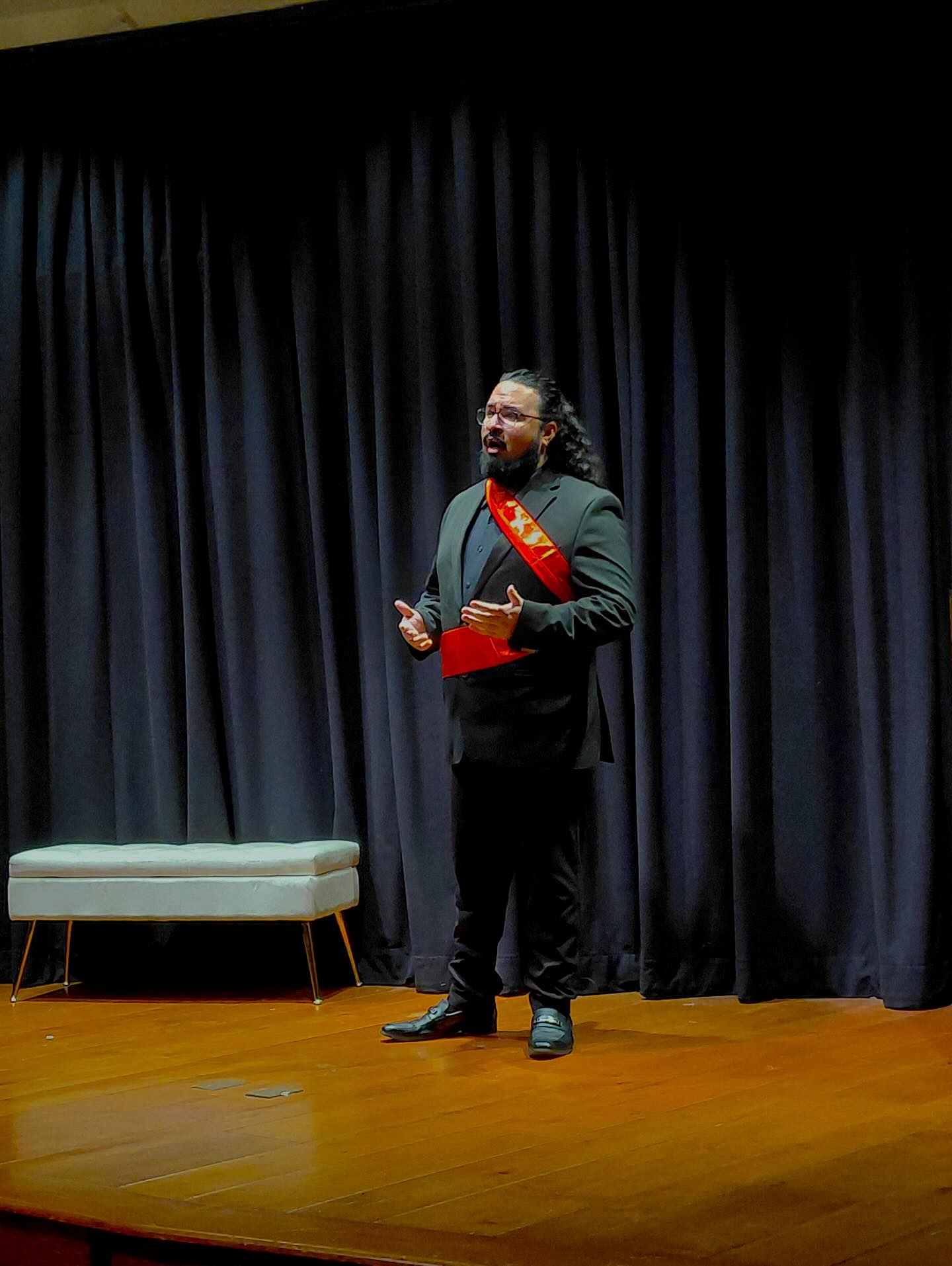 Staff and contractors at work